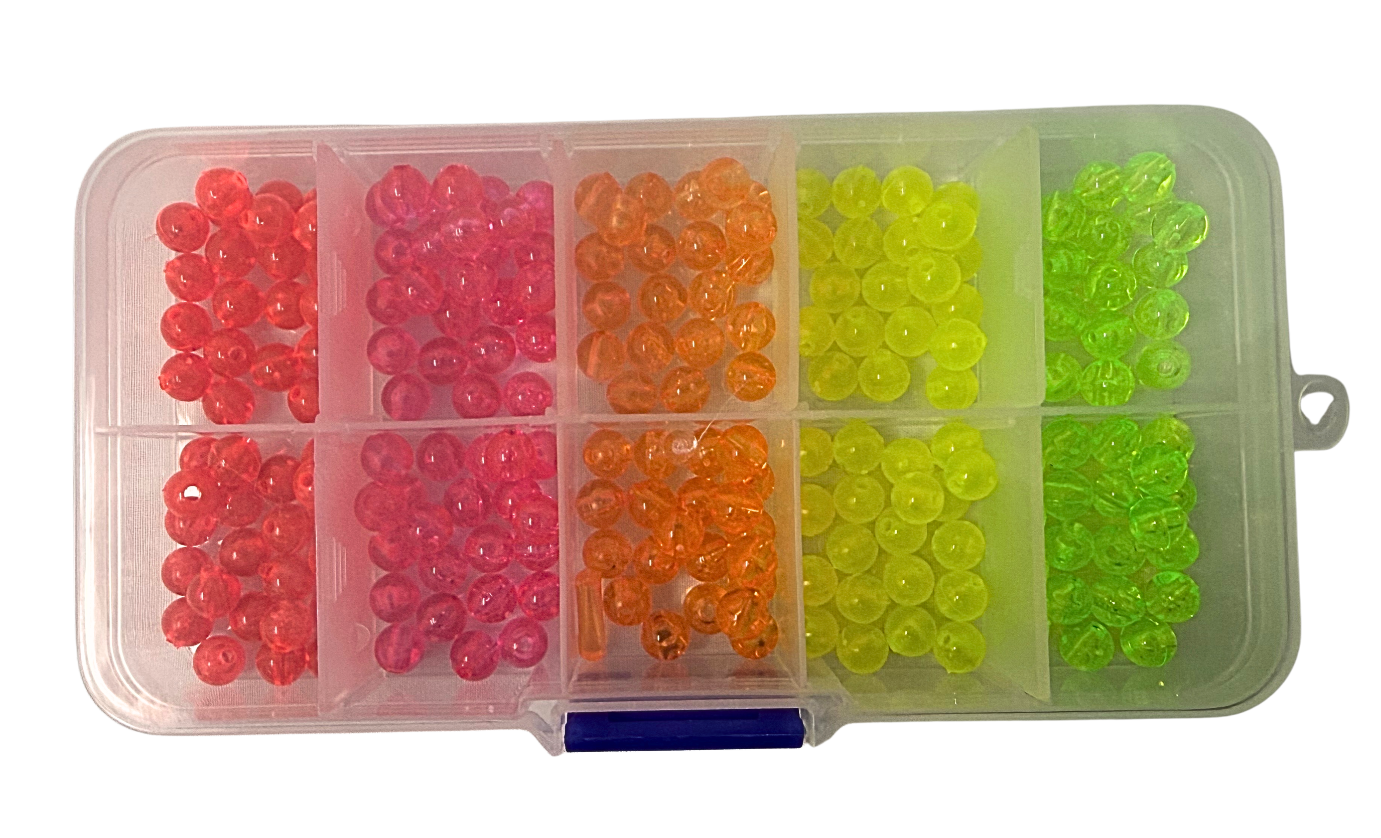 bead tackle box 'NEW' 6mm CLEAR BEAD TACKLE BOX!