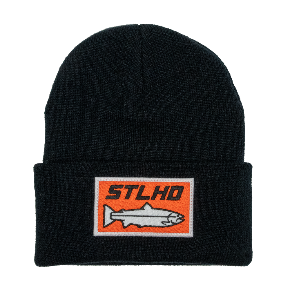 STLHD Knit Beanie Patch Hat - 2 Patch Options