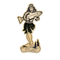 STLHD Mountain Hula Sticker