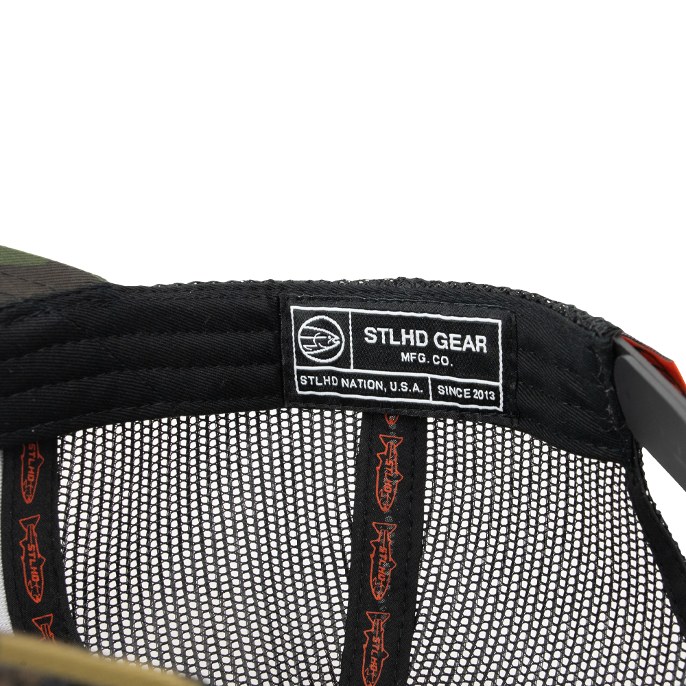 STLHD Camo Snapback Trucker Hat