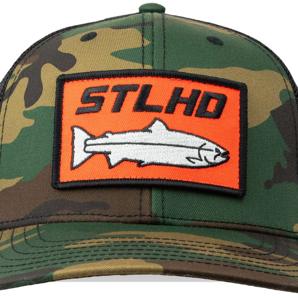 STLHD Camo Snapback Trucker Hat