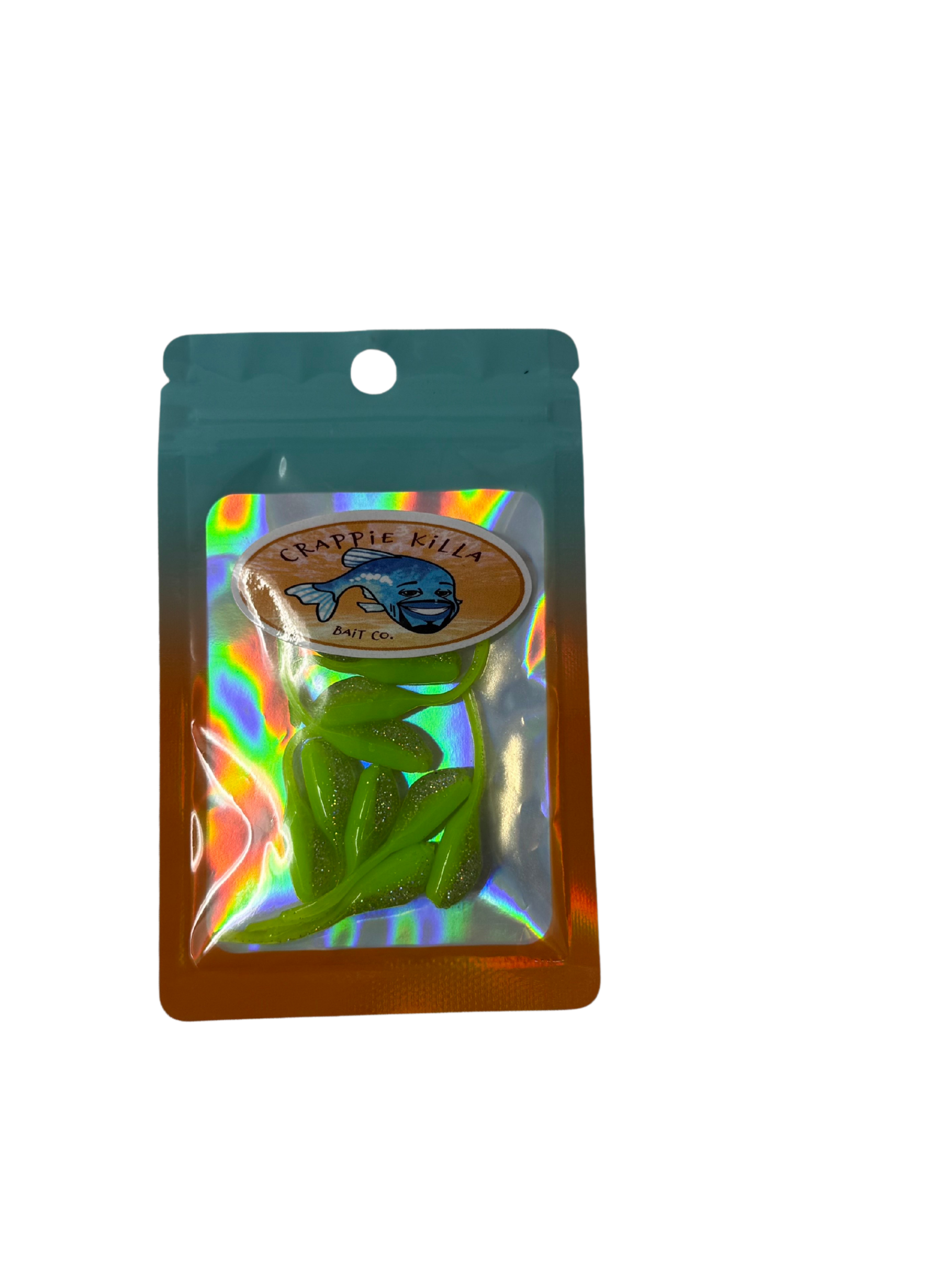CRAPPIE KILLA 'TEENI GREENI' SOFT PLASTIC MICRO JIG