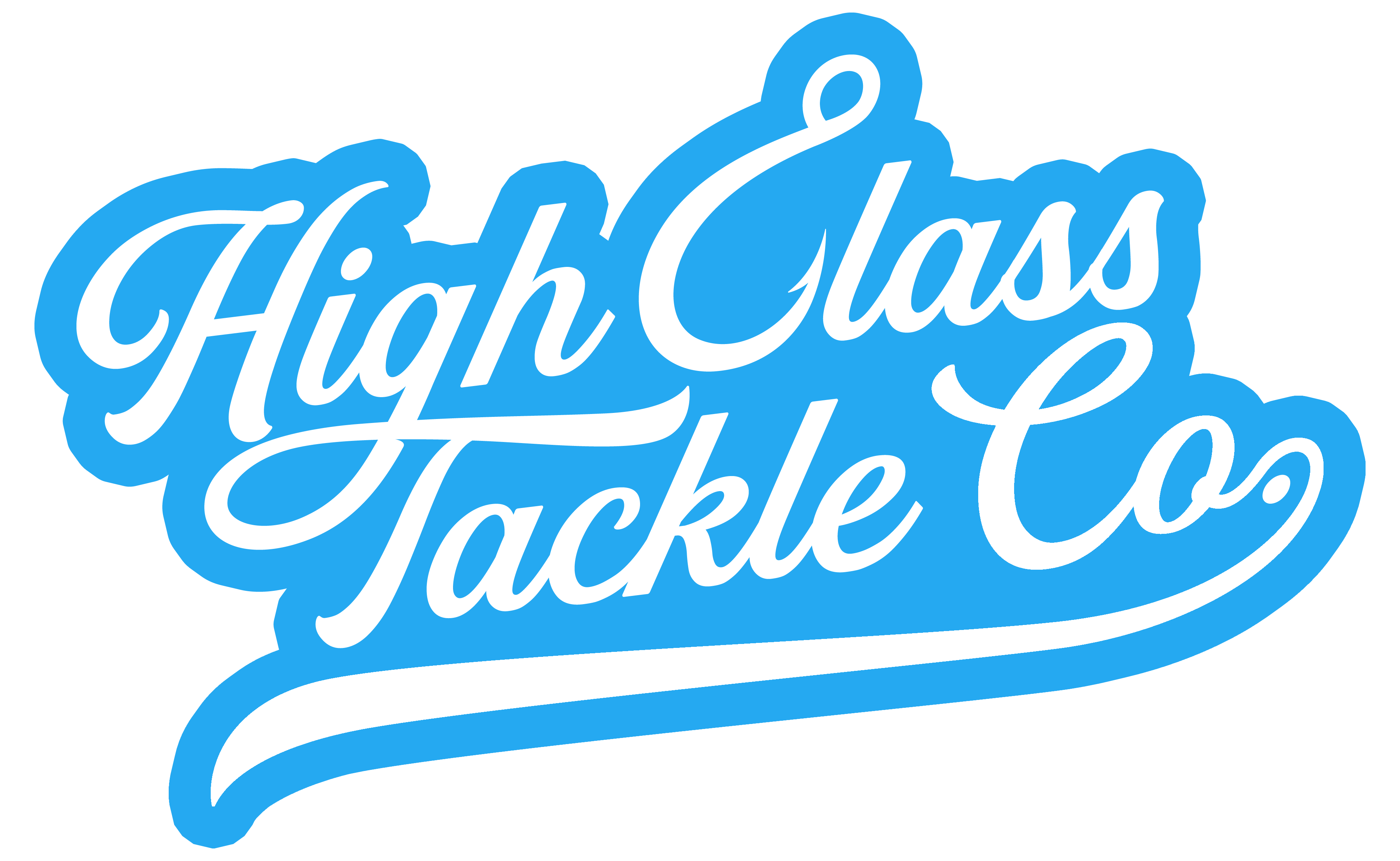 High Class Tackle Co. Boat Decal