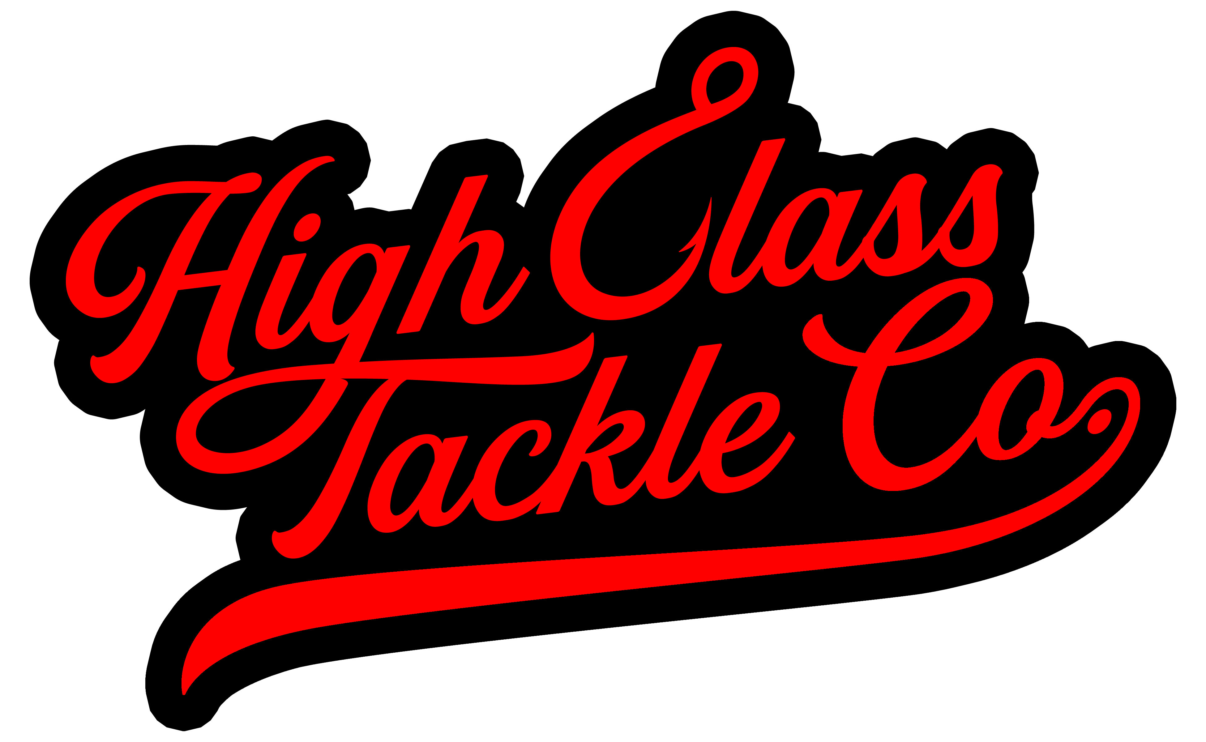High Class Tackle Co. Boat Decal