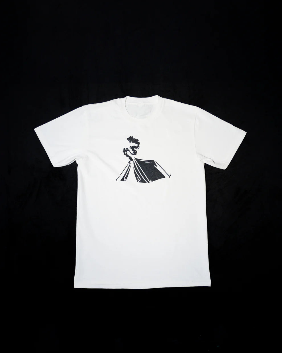 aqua camp AQUA CAMP 'CAMP LOGO WHITE TEE'