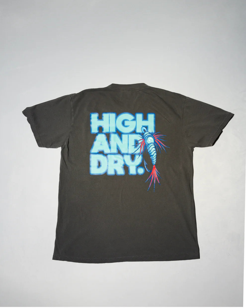 AQUA CAMP 'HIGH AND DRY GREY TEE'