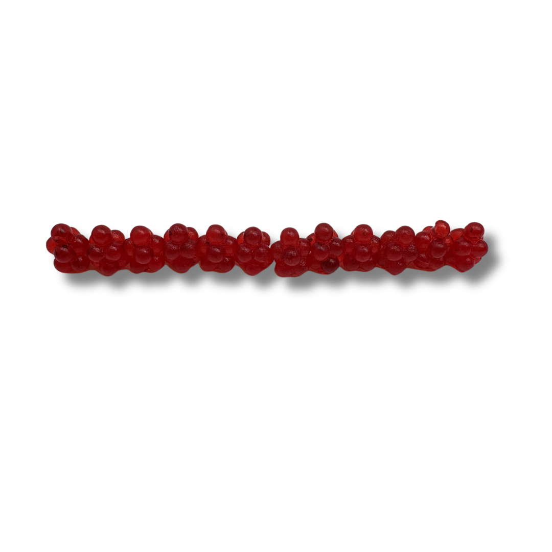 WAYLON'S CANDY APPLE ROE SOFT BEAD CLUSTERS