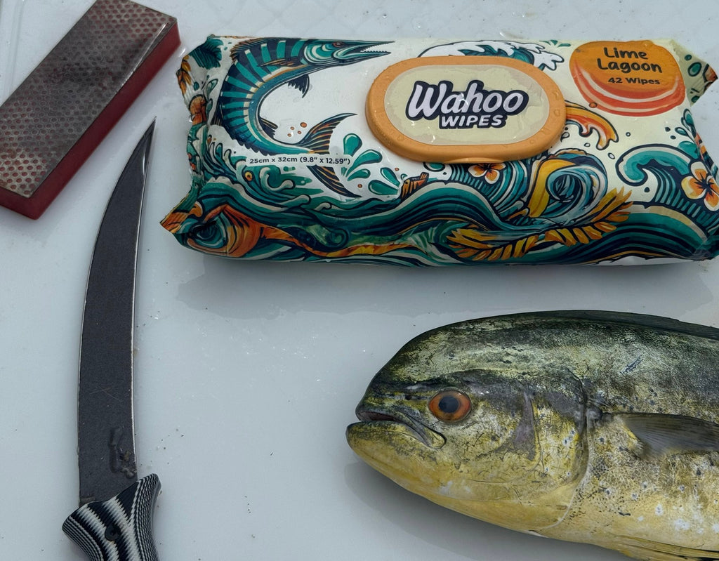 Wahoo Wipes – Heavy-Duty Fish Cleaning Wipes (42 Count)