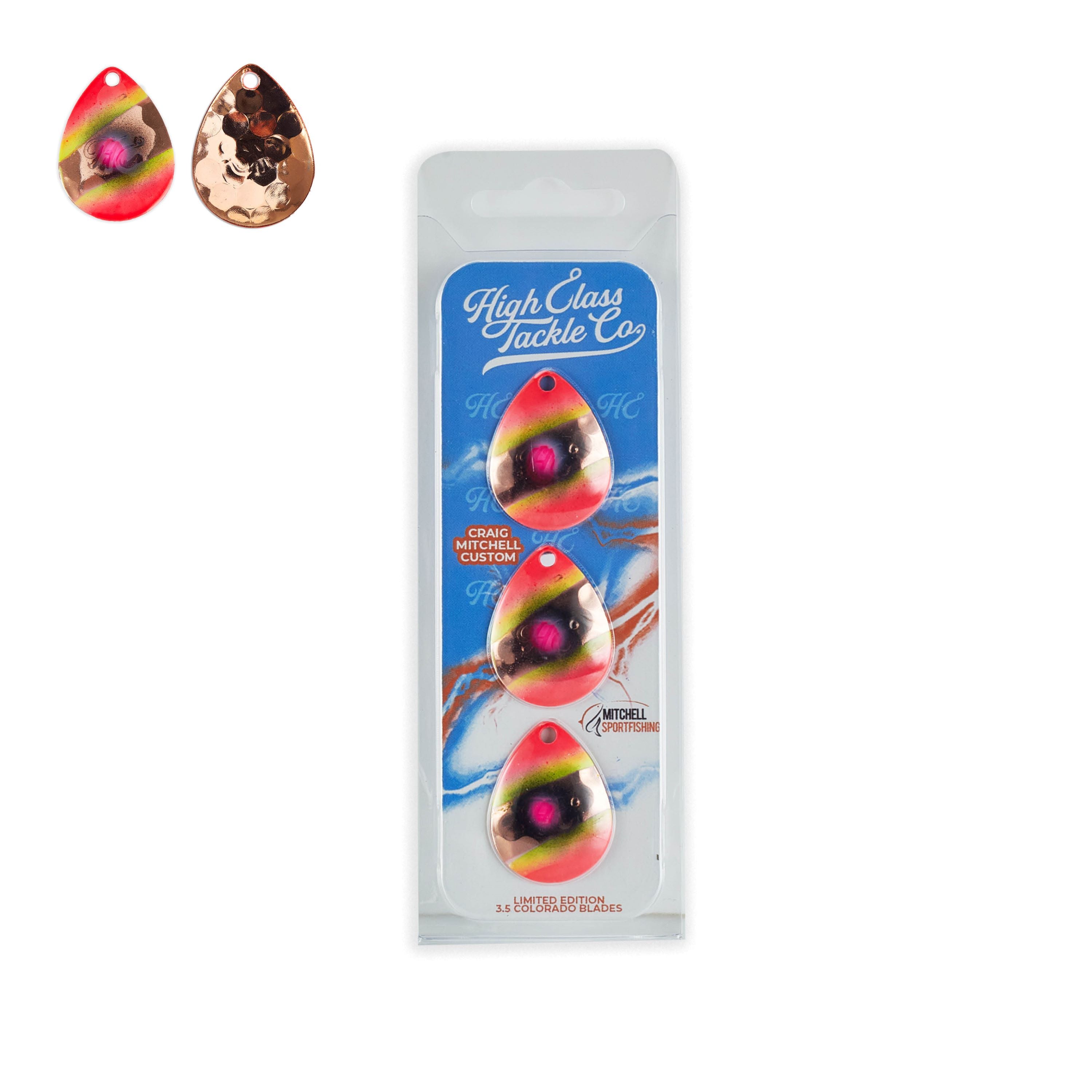 "It's Fall Y'all" Mitchell Sportfishing 3.5 Colorado Blades (3-Pack)