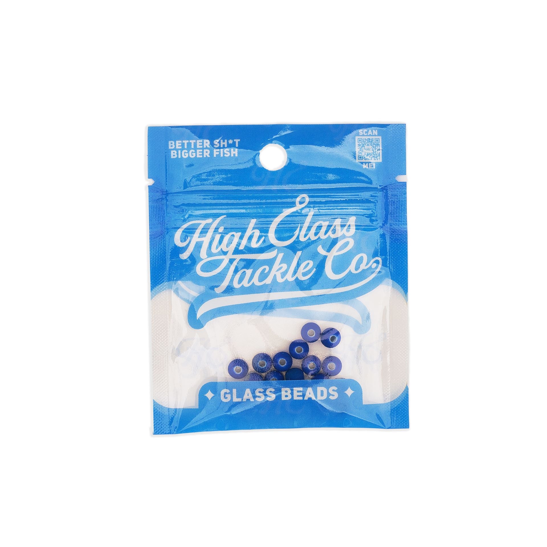 Blue Glass Beads 6mm (20pack)