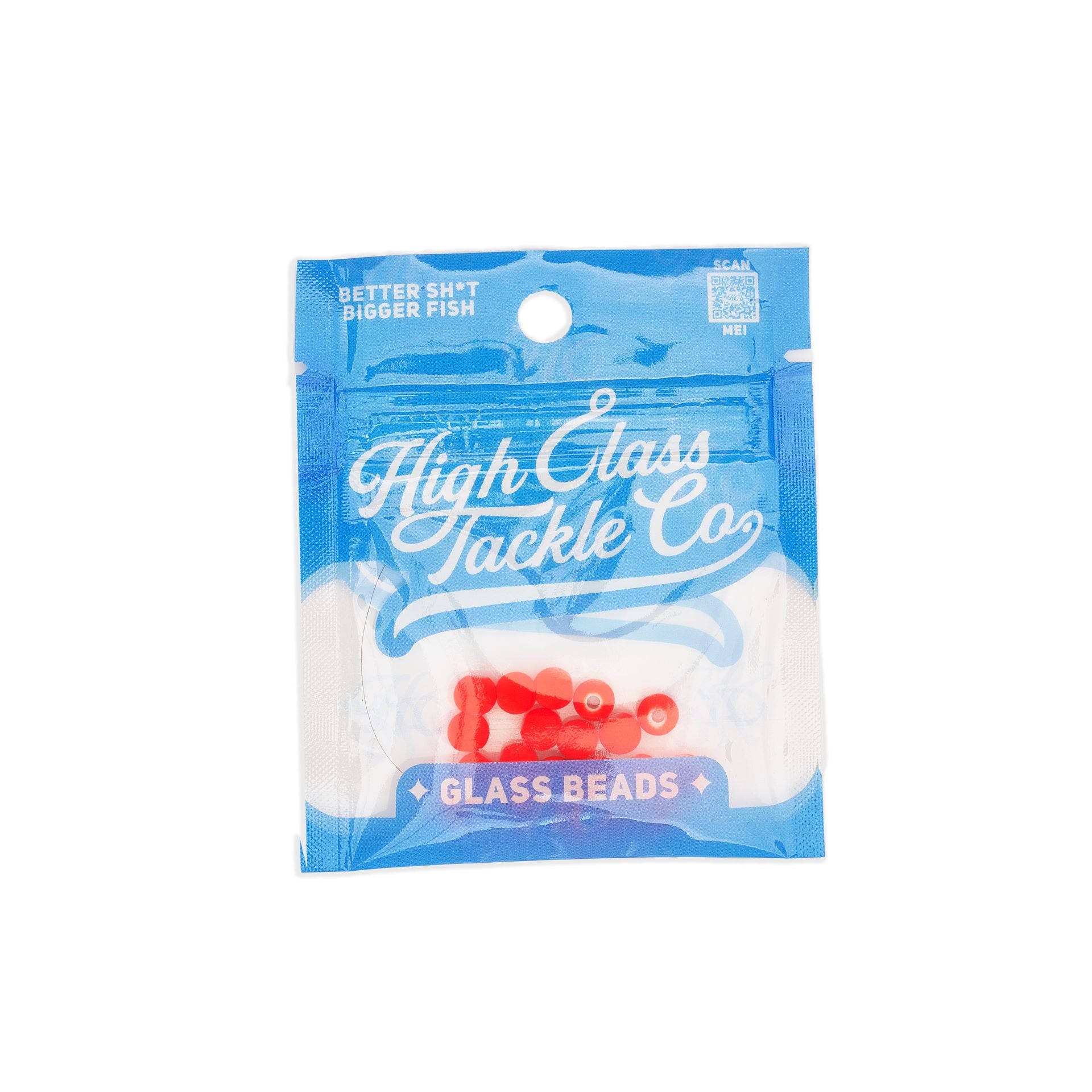 Orange Glass Beads 6mm (20pack)