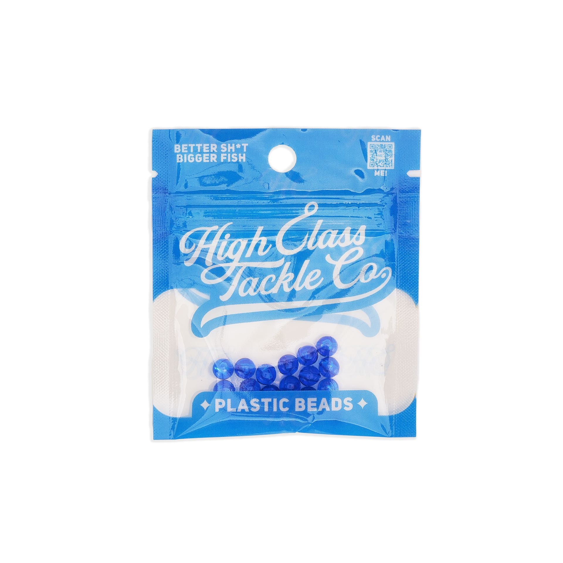 Clear Sapphire Blue 6MM Beads (20pack)