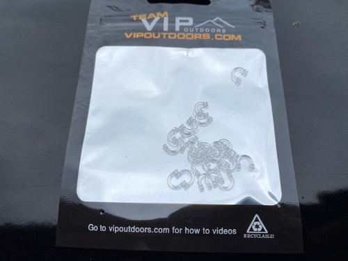 #2 White Fixed Plastic Clevis (24 Pack)