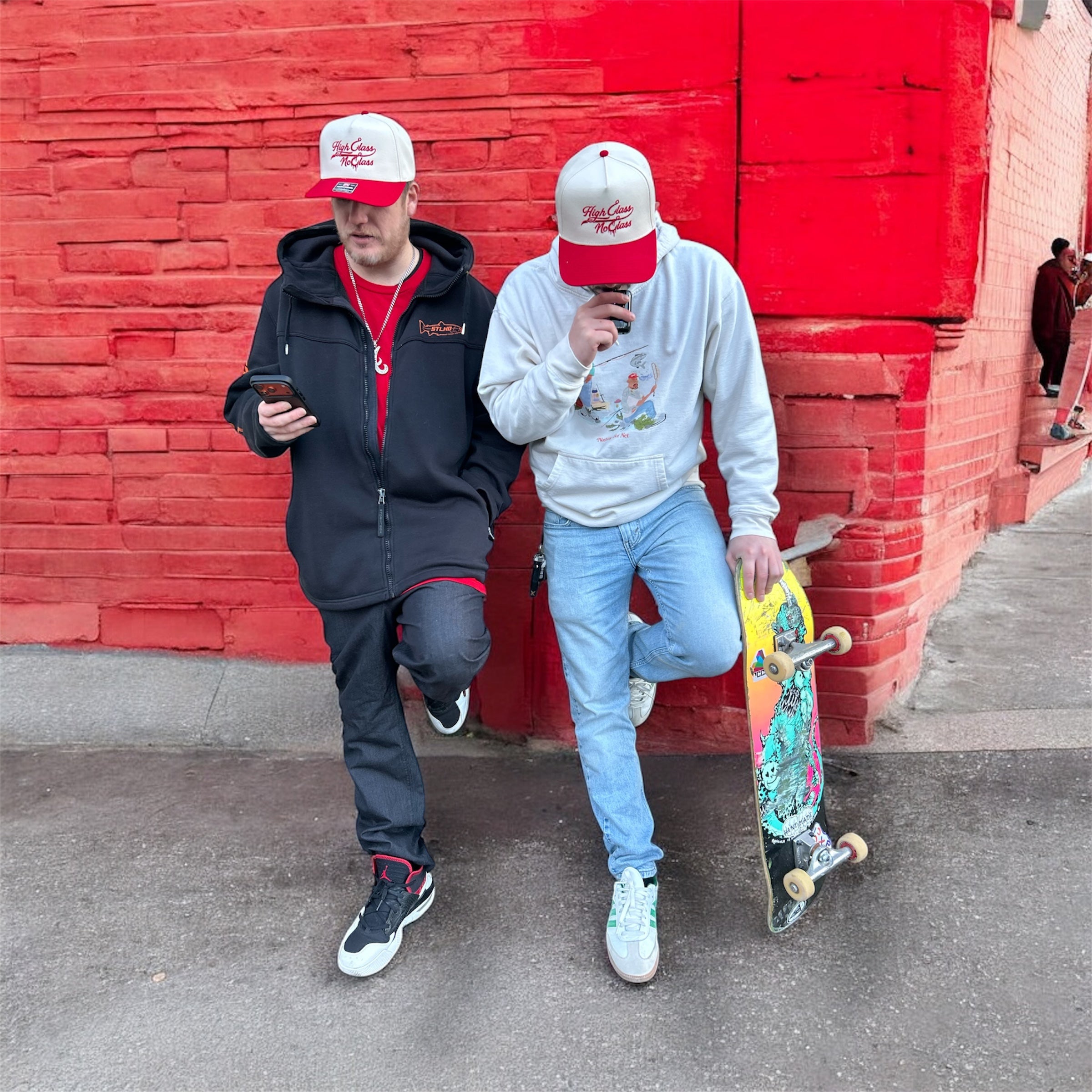 High Class / No Class "Red Drip"— Richardson (Red & Bone)