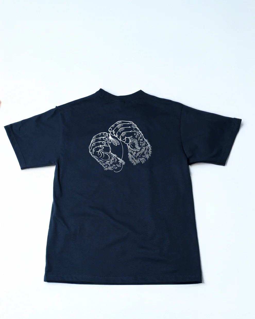 AQUA CAMP 'SASQUATCH CAMP LOGO BLUE/WHITE TEE'