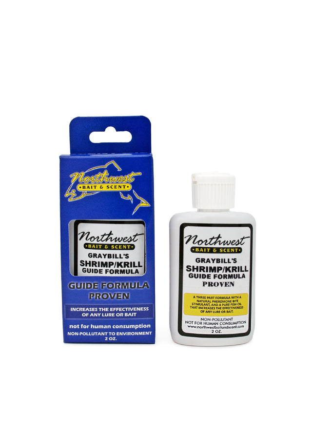 NW BAIT & SCENT GRAYBILLS 2oz OIL SCENTS SHRIMP/KRILL