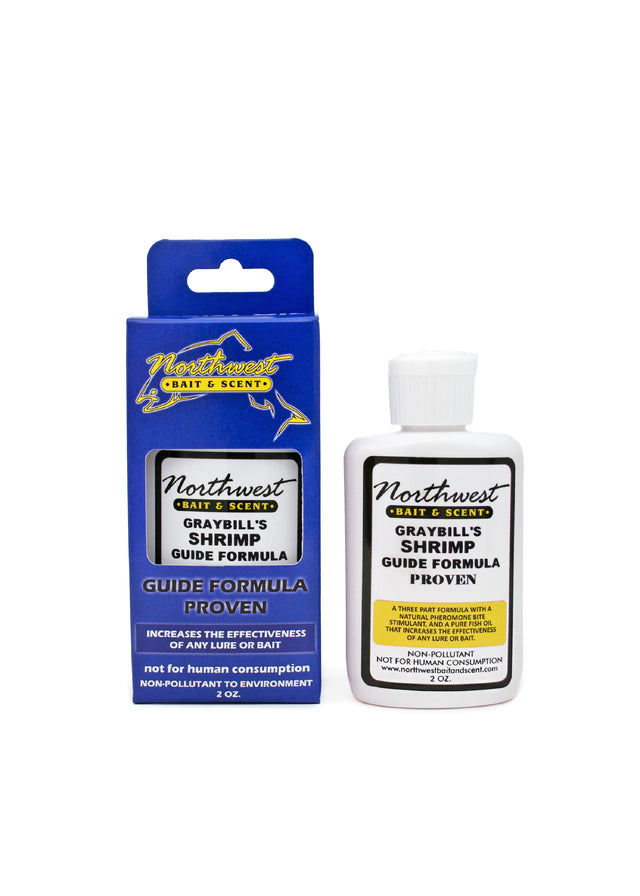 NW BAIT & SCENT GRAYBILLS 2oz OIL SCENTS SHRIMP