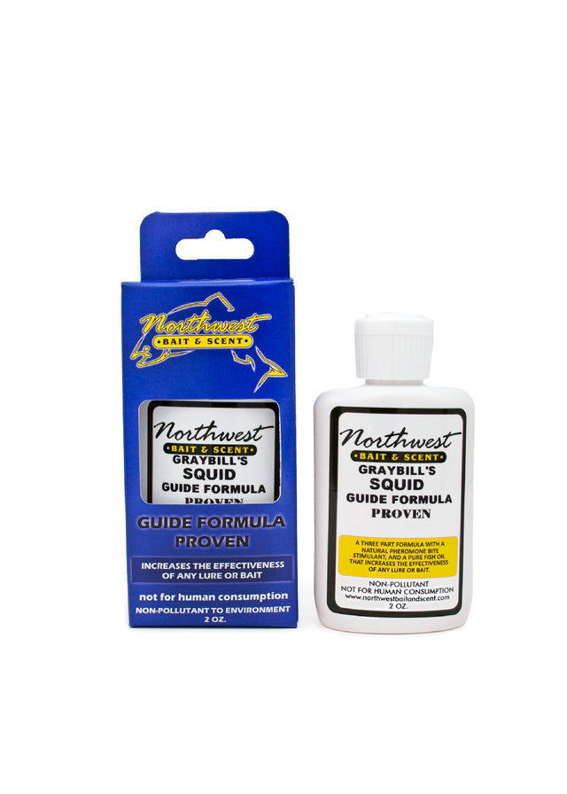 NW BAIT & SCENT GRAYBILLS 2oz OIL SCENTS SQUID
