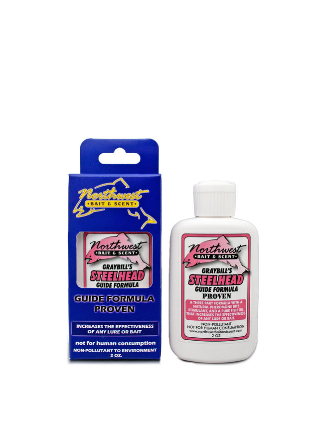 NW BAIT & SCENT GRAYBILLS 2oz OIL SCENTS STEELHEAD