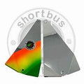 SHORTBUS 8' TRIANGLE FLASHER CHROME PAINTED MEXICAN HAT