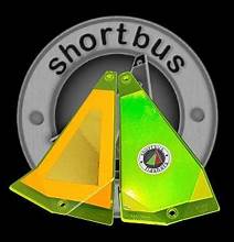 SHORTBUS 8' TRIANGLE FLASHER TANGERINE POLE DANCER