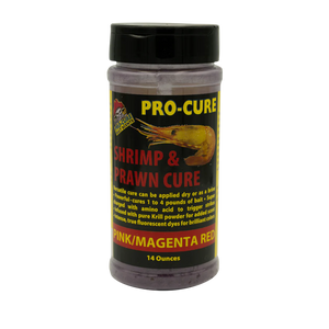 PRO-CURE SHRIMP AND PRAWN CURE PINK/MAGENTA RED 14OZ