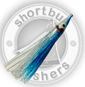 SHORTBUS BLUE SILVER HOOTCHIE SKIRTS 2.5" (5-Pack)