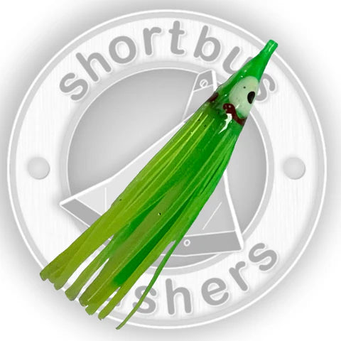 SHORTBUS GREEN HOOTCHIE SKIRTS 2.5" (5-Pack)