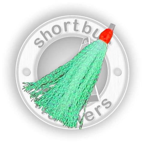 SHORTBUS BLUE TINSEL SKIRTS 2.5" (5-Pack)