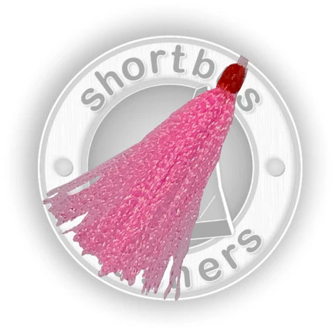 SHORTBUS HOT PINK TINSEL SKIRTS 2.5" (5-Pack)
