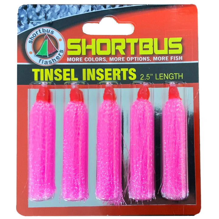 SHORTBUS HOT PINK TINSEL SKIRTS 2.5" (5-Pack)
