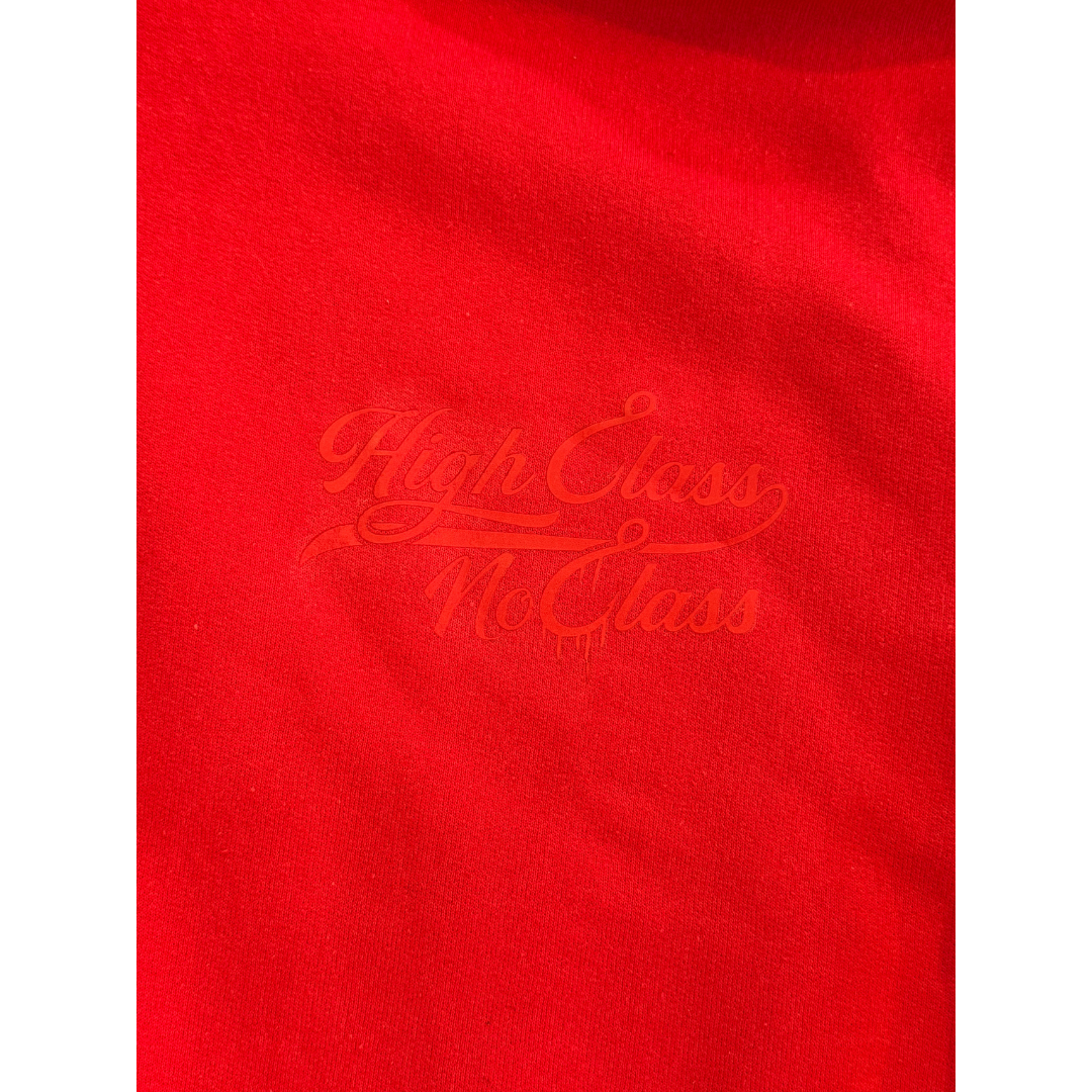 New Limited High Class / No Class Champion Hoodie – Red Rum