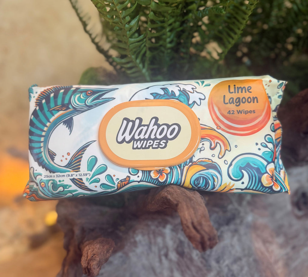 Wahoo Wipes – Heavy-Duty Fish Cleaning Wipes (42 Count)