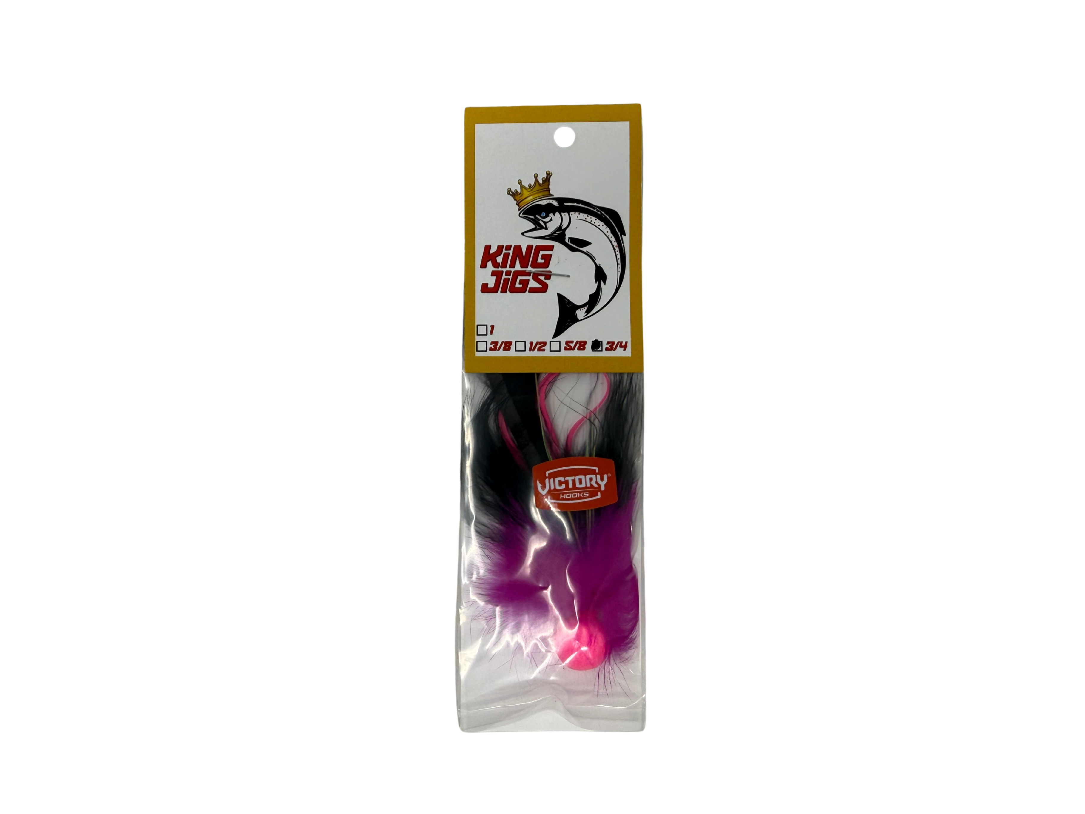 King Jigs 'Rossette Raven' Twitching Jig 3/4oz