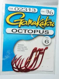 GAMAKATSU OCTOPUS RED 3/0