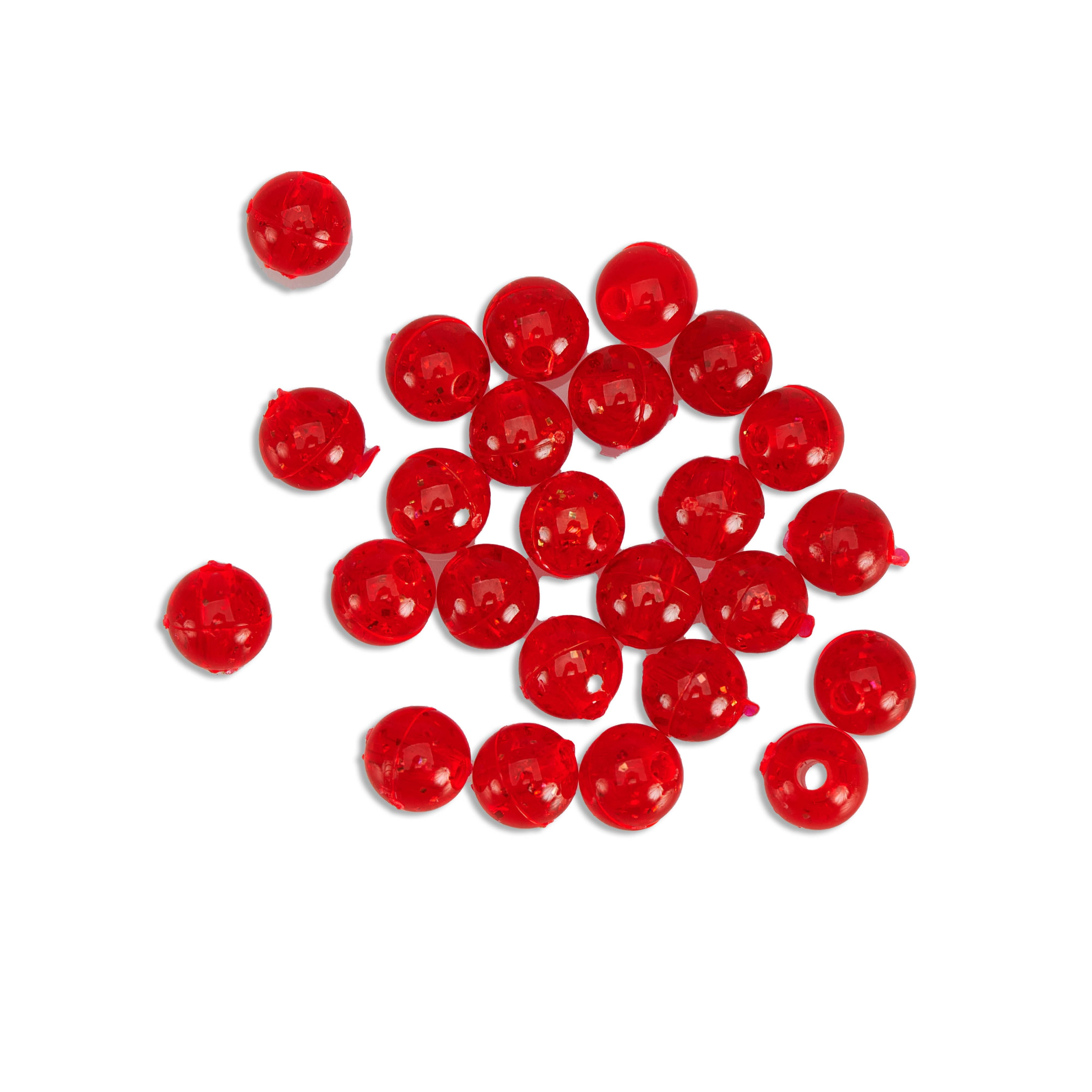 Ruby Transparent 6MM Beads (20pack)
