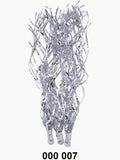 Silver Horde Mini Twinkle Skirt "10 'Silver Crinkle'