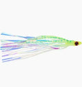Silver Horde Ace Hi Fly Needlefish 'Glow Chartreuse Spatter'