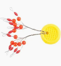 BEAU MAC BOBBER STOP EGGS RUBBER W/BDS 8/12