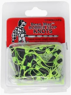 BEAU MAC BOBBER STOP KNOTS W/B 50PK'