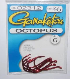GAMAKATSU OCTOPUS RED 2/0