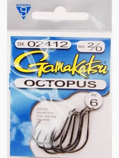 GAMAKATSU OCTOPUS BLACK 2/0