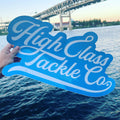 High Class Tackle Co. Boat Decal