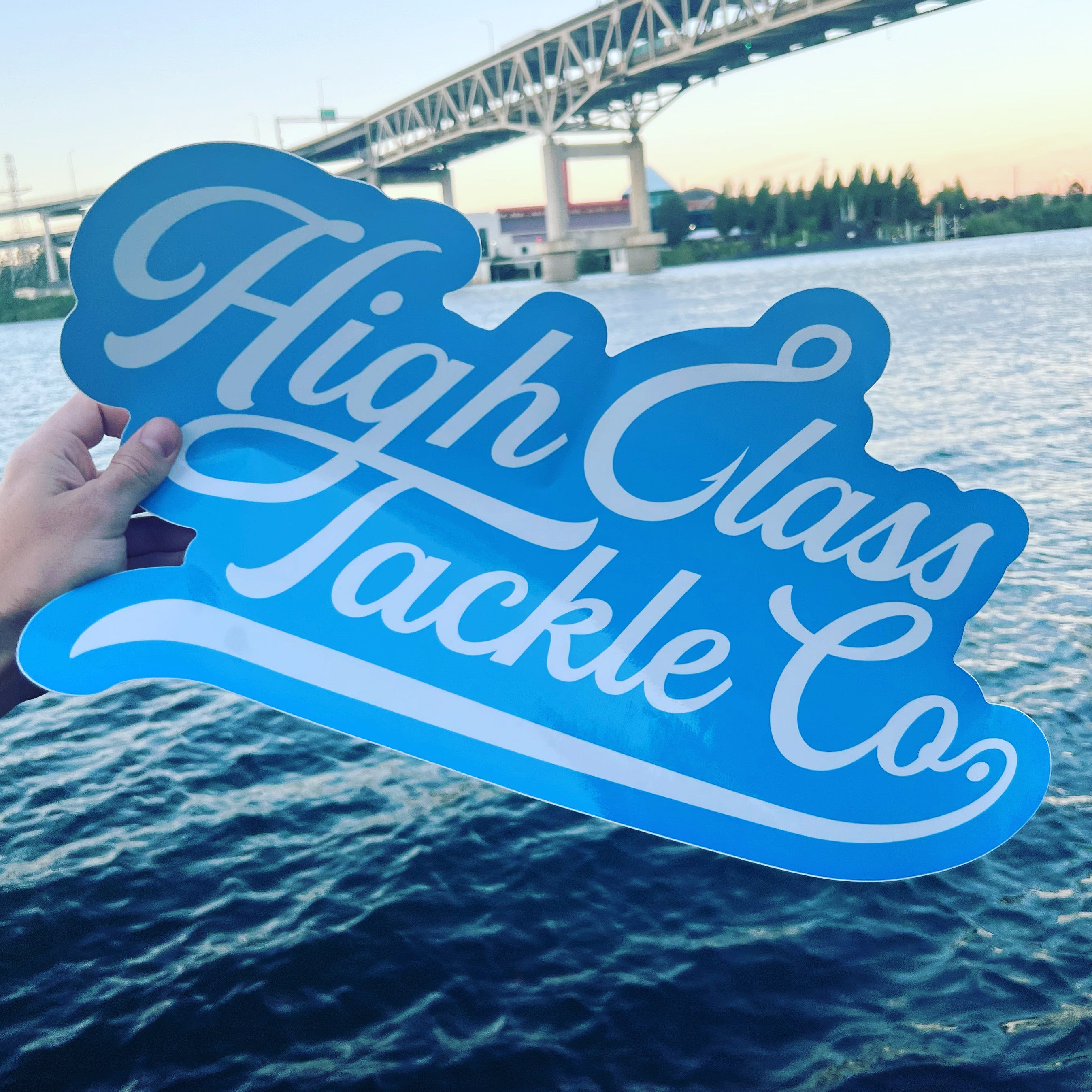 High Class Tackle Co. Boat Decal